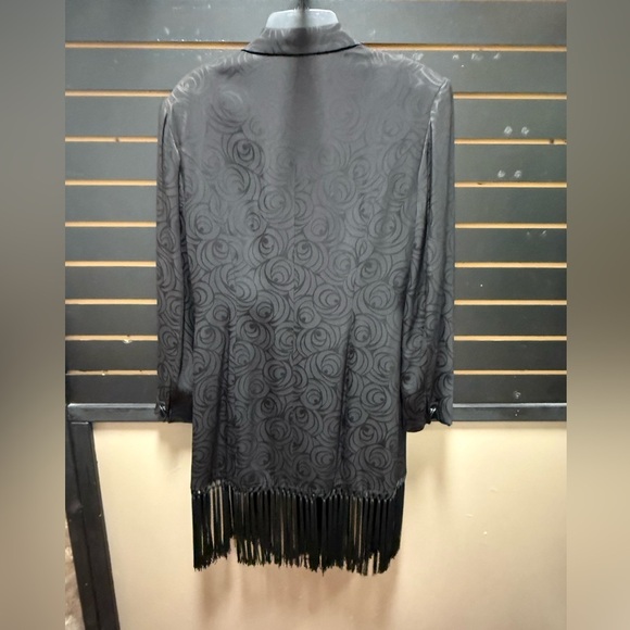 Sportmax by Max Mara Black Fringed Jacquard Jacket – Made in Italy – Size 10 - Picture 5 of 5